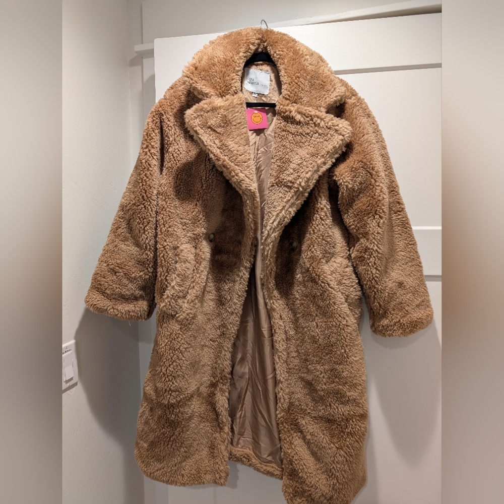 Longline teddy bear coat - dressed in lala boutique (M)
